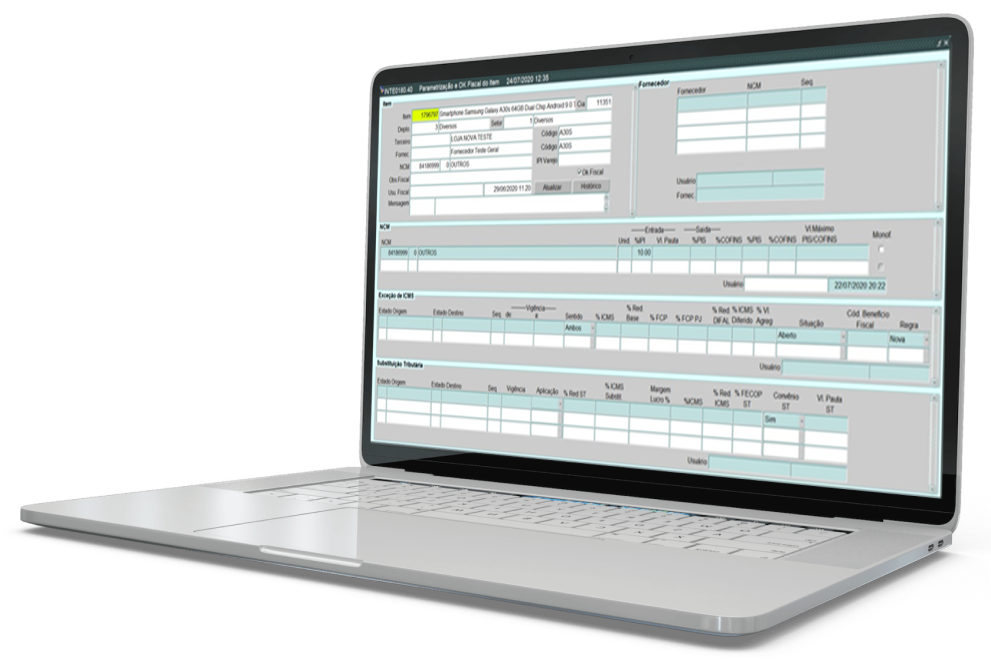 Parametrização Fiscal